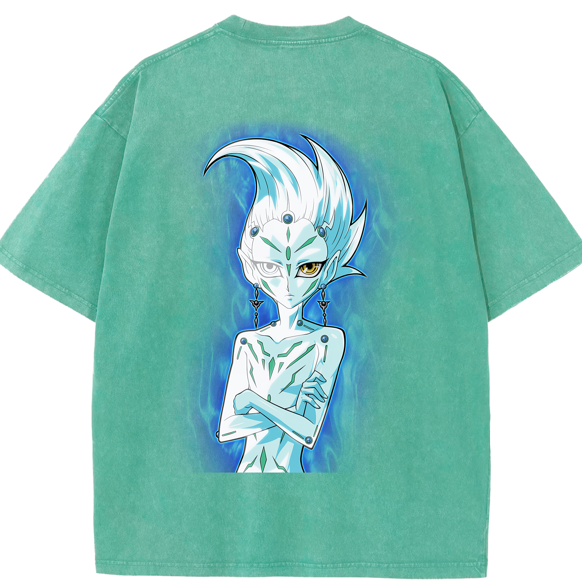 （画像用） 遊☆戯☆王 Yu-Gi-Oh! 綿100% ヴィンテージ風 半袖Tシャツ（背面プリント）